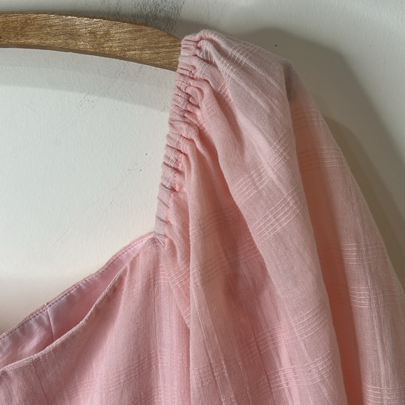 NWT RUMER THE LABEL Chloe Mini Light Pink 100% Linen Dress Size Small - Picture 7 of 15